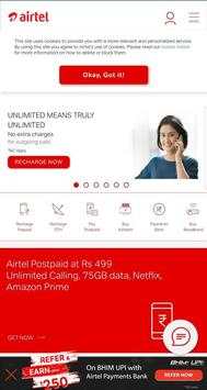 My Airtel App screenshot 1