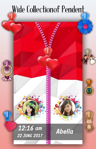 Indonesia Zipper Lock Screen 5 تصوير الشاشة