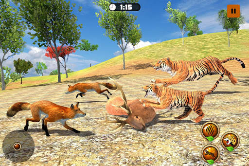 Tiger Simulator: Animal Family Survival Game screenshot 11