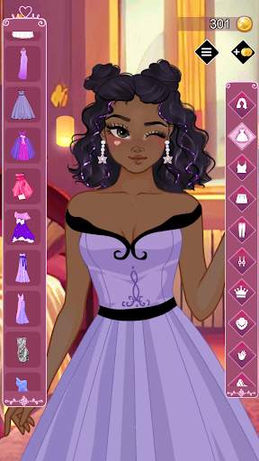 Golden princess dress up game screenshot 7
