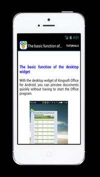Free Tutorials For WPS Office screenshot 5