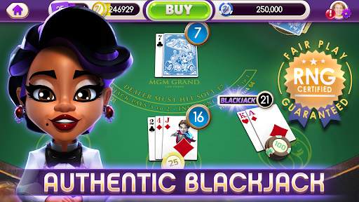 myVEGAS BlackJack 21 Card Game screenshot 2
