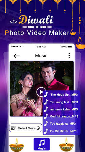 Diwali Photo Video Maker - Movie Maker screenshot 5