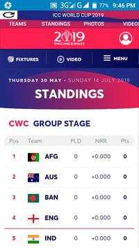 Icc Cricket world cup 2019 screenshot 4