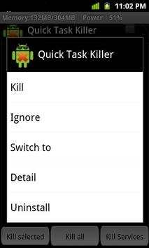 Quick Task Killer скриншот 2