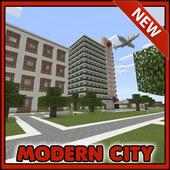 Modern city maps for Minecraft logo
