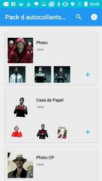 Casa du Papel WAStickerApps for WhatsApp 2019 screenshot 4