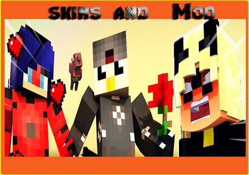 Meraculeuse Skins   Mod Ladybug Noir For PE screenshot 1