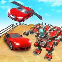 Ramp Car Robot Transform Racing: Car Shooting Game logo