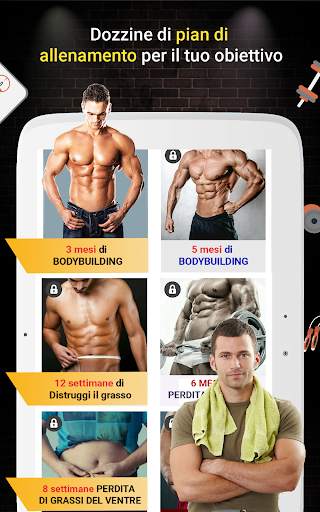 Allenamento Pro Gym (Allenamenti e Fitness) screenshot 3