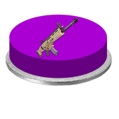 Scar Fortnite Button أيقونة