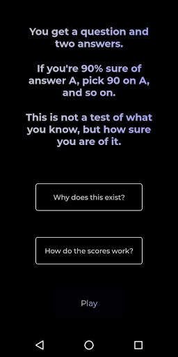 The Calibration Game screenshot 5