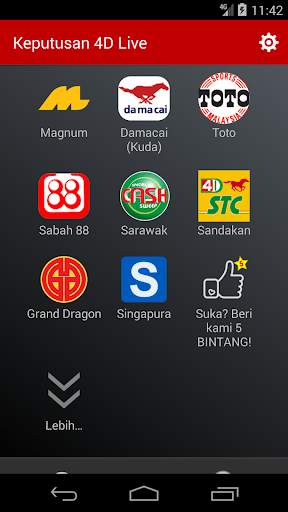 Keputusan 4D Live (MY & SG) screenshot 1