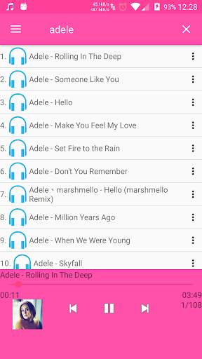 Online music Player screenshot 3