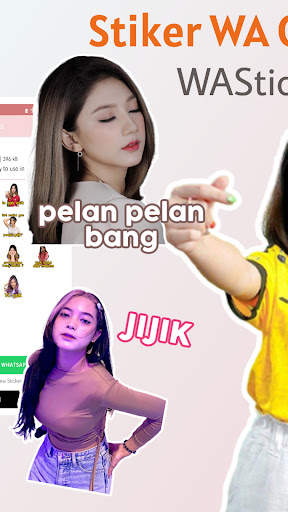 Stiker WA Cewek Cantik Seksi screenshot 4