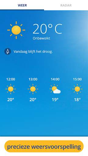 Weer en Radar - Weer24 screenshot 1