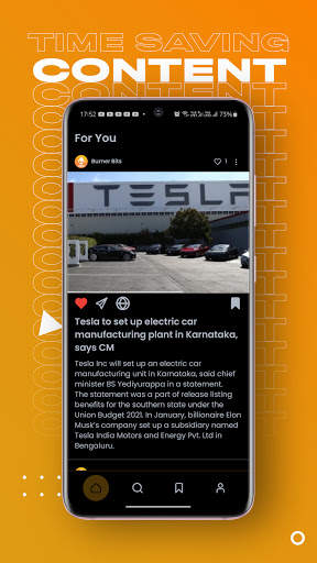 BurnerBits: Quick Fun Tech 50 Words News & Updates screenshot 1
