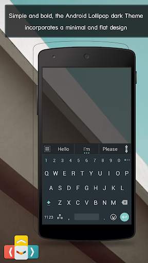 aitype Lollipop Keyboard theme screenshot 1