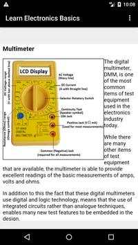 Learn Electronics Basics screenshot 2
