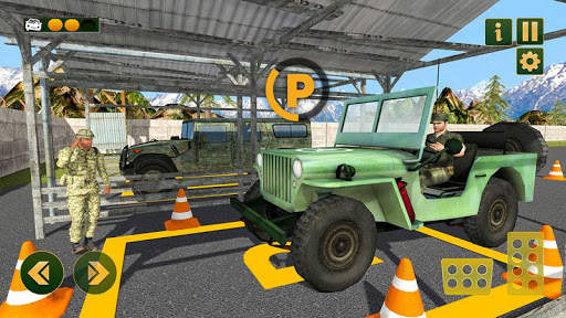 Offroad Army Parking Simulator screenshot 4