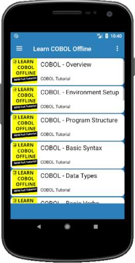 LEARN COBOL OFFLINE screenshot 1