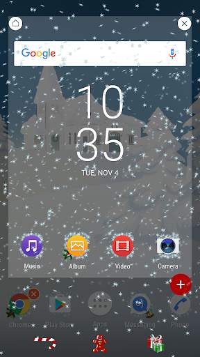 Silent Christmas Night Theme screenshot 6