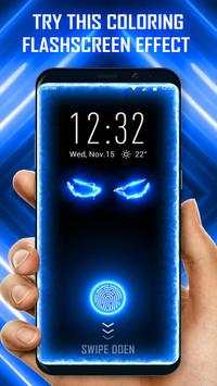 Neon Color Flash Fingerprint Lock Screen Prank screenshot 4