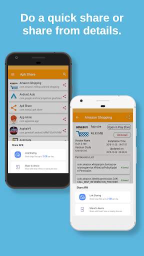 Share apk via Bluetooth - apk get backup Uninstall screenshot 5