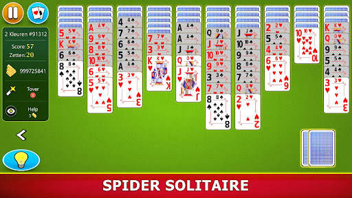 Spider Solitaire - Kaartspel screenshot 1