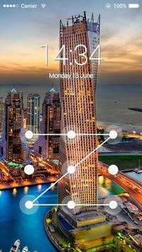 Fancy Screen Lock Skyscrapers screenshot 2