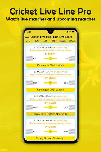 Cricket Live Line Pro - Watch All Live Matches screenshot 4