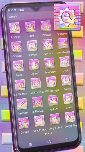 Colorful Bricks Launcher Theme screenshot 2