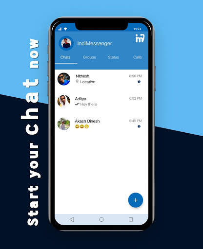 IndiMessenger - India's Chat and video calling app screenshot 3
