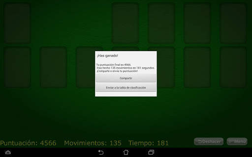 Solitario Clásico screenshot 5