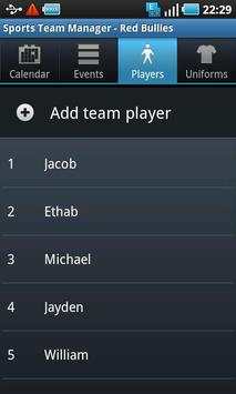 Sports Team Manager Lite screenshot 5