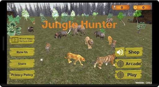 Jungle Hunter - Animal Hunting Shooting Games screenshot 2