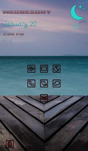 Patti Bills DarkRed Icon Pack screenshot 11