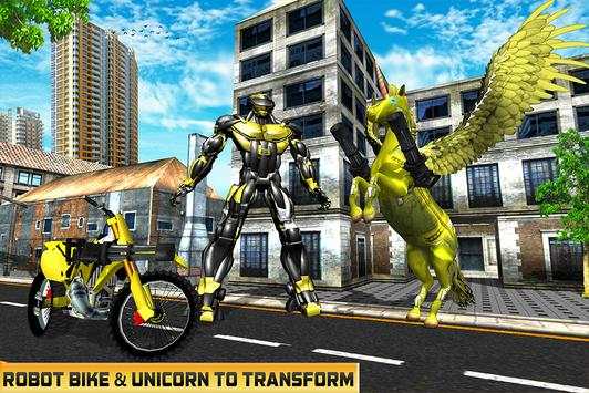 US Robotic Unicorn Transform Bike Game screenshot 12