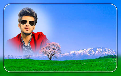 Mountain photo edit hill frame screenshot 4