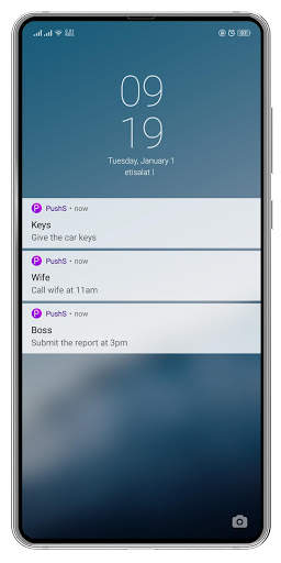 PushS - Save notes as push notifications screenshot 3