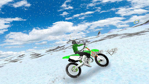 Motocross Racing: stunt winter screenshot 2