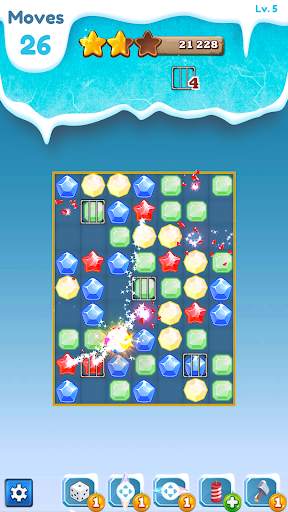 Frozen Match 3 - Candy Mania screenshot 2