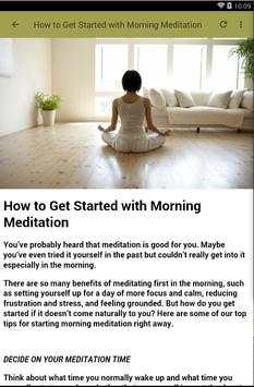 MORNING MEDITATION screenshot 4