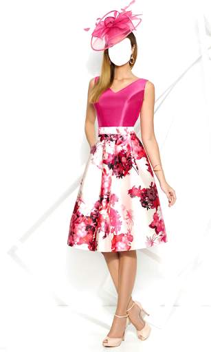 Women Mini Skirt Photo Suit screenshot 8