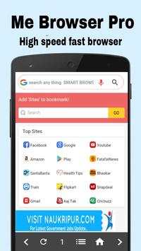 Me Browser Pro - Fast Indian Browser screenshot 1