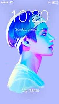 BTS  Pin App Lock Security screenshot 1