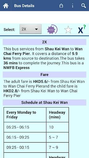 Hong Kong Bus Info screenshot 2