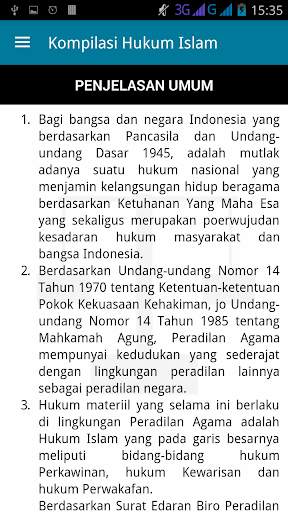 Kompilasi Hukum Islam screenshot 3