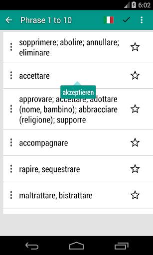 Verbi tedeschi comuni - Impara il tedesco screenshot 6