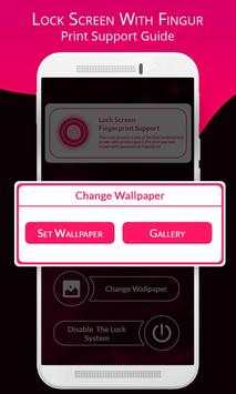 Lock Screen With Finger Print Support Guide screenshot 3